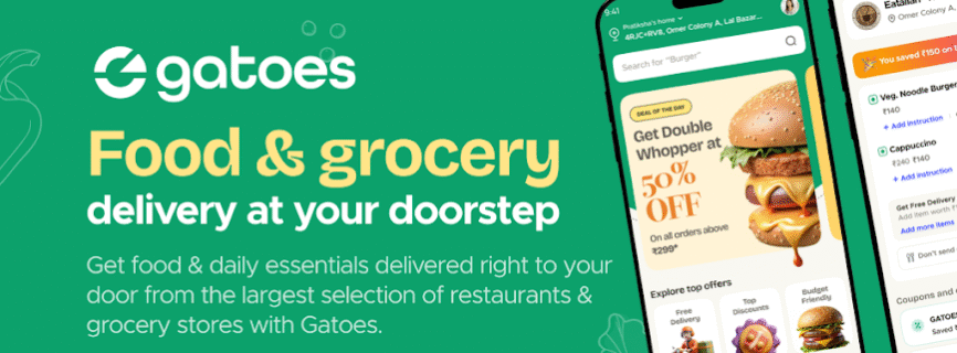Gatoes: Food Delivery & More